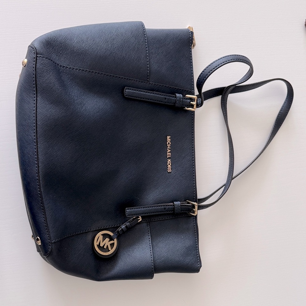 Michael Kors Navy Shoulder Bag